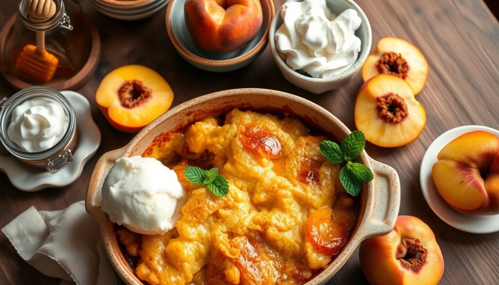 Peach Cobbler Serving Suggestions