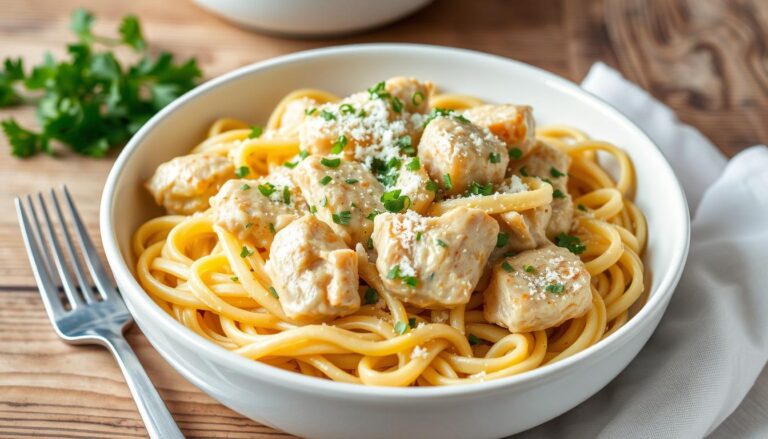 garlic parmesan chicken pasta